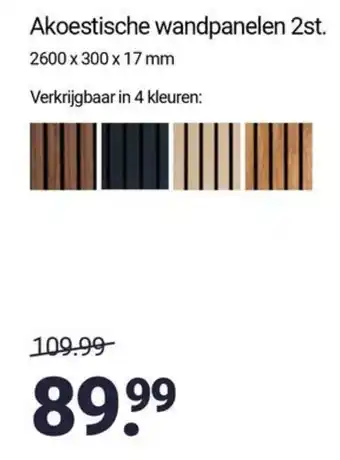 Inter Chalet Akoestische wandpanelen 2st. aanbieding
