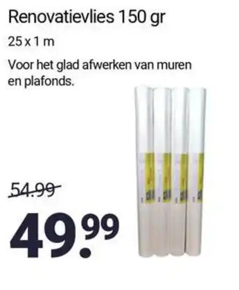 Inter Chalet Renovatievlies 150 gr aanbieding