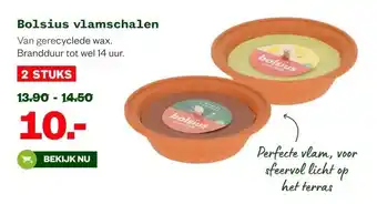 Welkoop Bolsius vlamschalen aanbieding