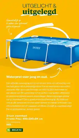 Welkoop Intex zwembad Frame Pool 300x200x75 cm aanbieding
