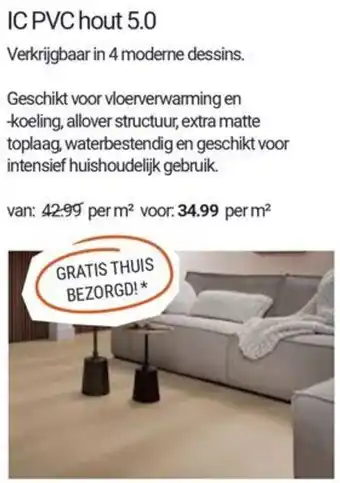Inter Chalet IC PVC hout 5.0 aanbieding