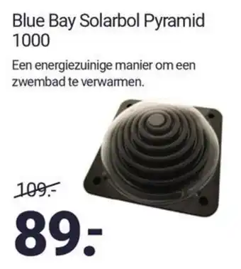 Inter Chalet Blue Bay Solarbol Pyramid 1000 aanbieding