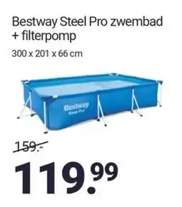 Inter Chalet Bestway Steel Pro zwembad + filterpomp aanbieding