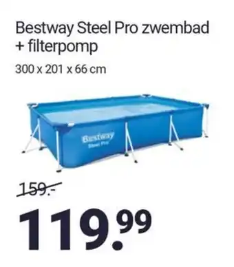 Inter Chalet Bestway Steel Pro zwembad + filterpomp aanbieding
