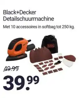 Inter Chalet Black+Decker Detailschuurmachine aanbieding