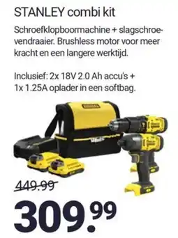 Inter Chalet STANLEY combi kit aanbieding