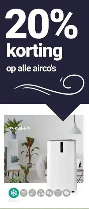 Inter Chalet Op alle airco's nedis aanbieding