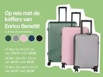 Inter Chalet Op reis met de koffers van Enrico Benetti aanbieding