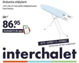 Inter Chalet Brabantia strijkplank aanbieding