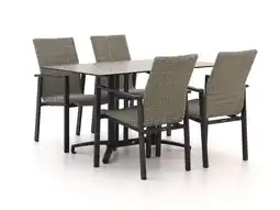 Kees Smit Manifesto Villongo/Canzo 140cm dining tuinset 5-delig stapelbaar inklapbaar aanbieding