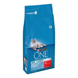 Zooplus 6 kg Purina One Gesterilized Rundvlees Droog Kattenvoer aanbieding