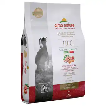 Zooplus 15% korting op Almo Nature honden droogvoer HFC 8 kg - Adult Hond M-L Varkensvlees aanbieding