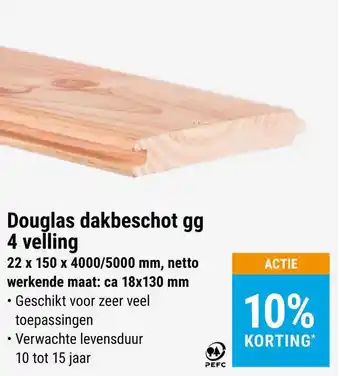 Jongeneel Douglas dakbeschot gg 4 velling aanbieding