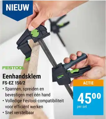 Jongeneel Eenhandsklem FS EZ 150/2 aanbieding