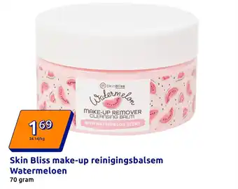 Action Skin Bliss make up reinigingsbalsem Watermeloen aanbieding