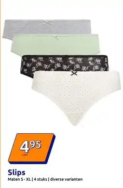 Action Slips aanbieding