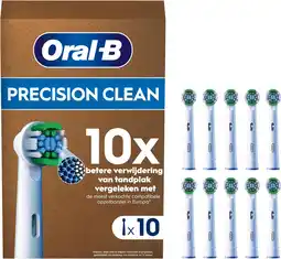 Amazon Oral-B Pro Precision Clean Opzetborstels, Set Van 10, Past In Brievenbus aanbieding