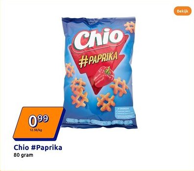 Action Chio #Paprika aanbieding