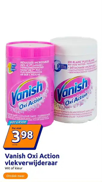 Action Vanish Oxi Action vlekverwijderaar aanbieding