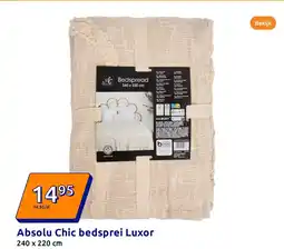 Action Absolu Chic bedsprei Luxor aanbieding