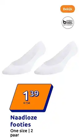 Action Naadloze footies aanbieding