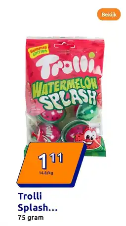 Action Trolli Splash aanbieding