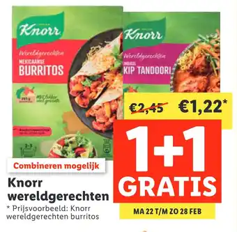 Lidl Knorr wereldgerechten aanbieding