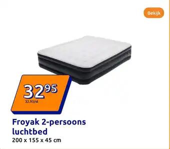 Action Froyak 2-persoons luchtbed aanbieding
