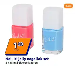Action Nail It! jelly nagellak set aanbieding