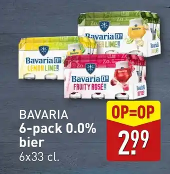 ALDI BAVARIA 6-pack 0.0% bier aanbieding