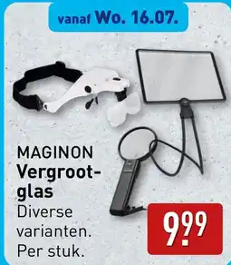 ALDI MAGINON Vergroot glas aanbieding