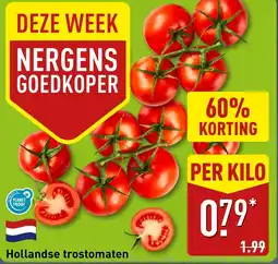 ALDI Hollandse trostomaten aanbieding