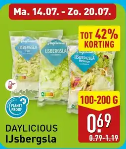 ALDI DAYLICIOUS IJsbergsla aanbieding