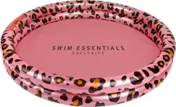 Bol.com Swim Essentials Opblaasbaar Zwembad - Baby & Kinder Zwembad - Rosé Goud Panterprint - Ø 100 cm aanbieding