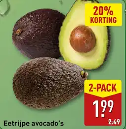 ALDI Eetrijpe avocado's aanbieding