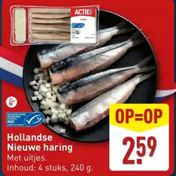 ALDI Hollandse Nieuwe haring aanbieding