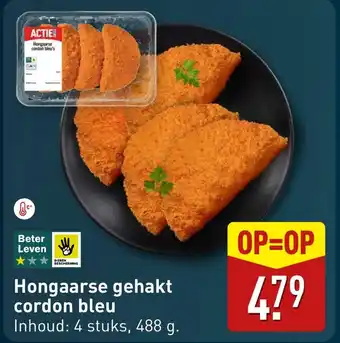 ALDI Hongaarse gehakt cordon bleu aanbieding