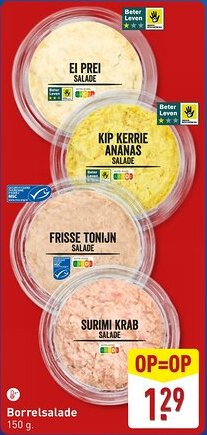 ALDI Borrelsalade aanbieding
