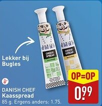 ALDI DANISH CHEF Kaasspread aanbieding