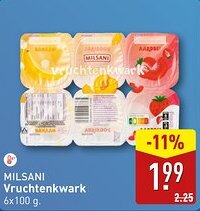 ALDI Vruchtenkwark aanbieding