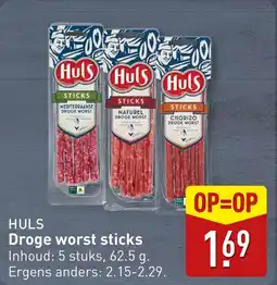 ALDI Droge worst sticks aanbieding