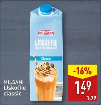 ALDI MILSANI IJskoffie classic aanbieding