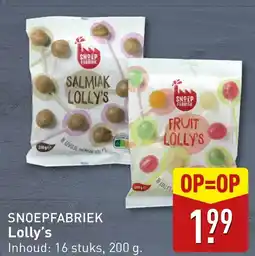 ALDI SNOEPFABRIEK Lolly's aanbieding