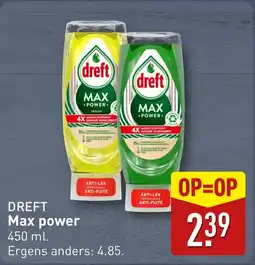 ALDI Dreft max power aanbieding