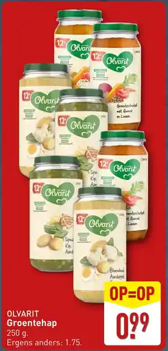 ALDI OLVARIT Groentehap aanbieding