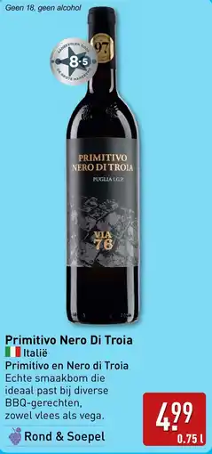 ALDI Primitivo en Nero di Troia aanbieding