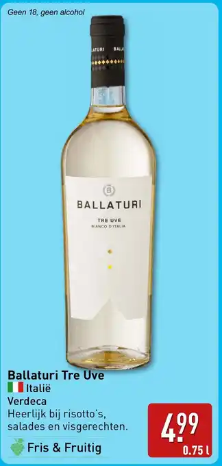 ALDI Ballaturi Tre Uve aanbieding