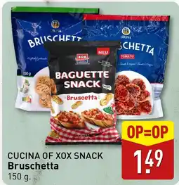 ALDI Cucina of xox snack bruschetta aanbieding