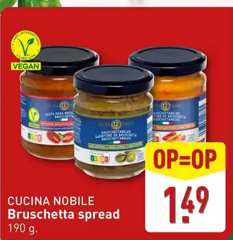 ALDI Cucina nobile bruschetta spread aanbieding