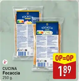 ALDI CUCINA Focaccia aanbieding